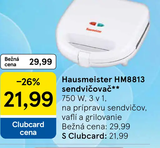 Hausmeister HM8814 sendvičovač