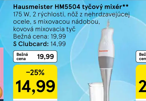 Hausmeister HM5504 tyčový mixér