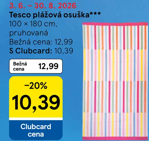 Tesco plážová osuška