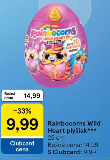 Rainbocorns Wild Heart plyšák s prekvapením