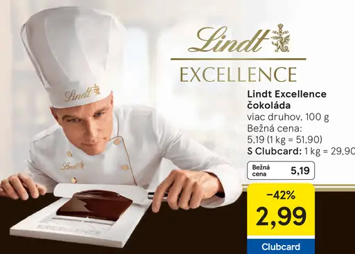 Lindt Excellence čokoláda