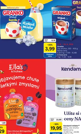 Granko instantný kakaový nápoj rôzne druhy