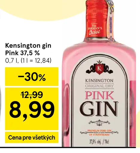 Kensington gin pink 37,5 %