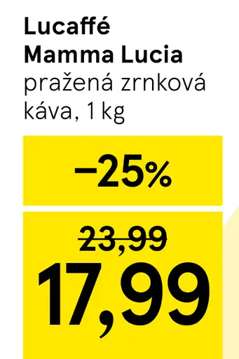 Lucaffé Mamma Lucia pražená zrnková káva