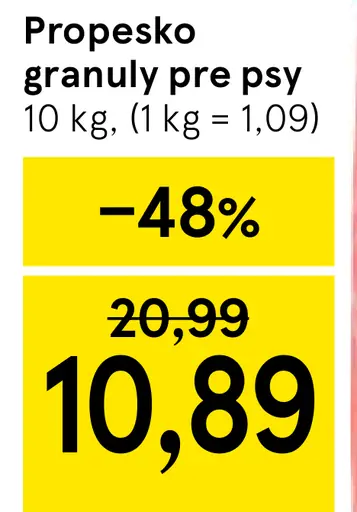 Propesko granuly pre psy