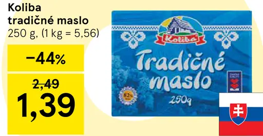 Koliba Tradičné maslo