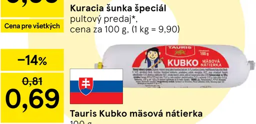 Kuracia šunka špeciál pultový predaj