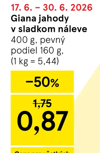 Giana jahody v sladkom náleve
