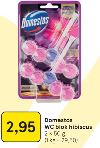 Domestos WC blok hibiscus