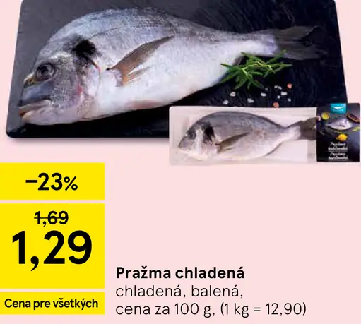 Pražma chladená balená