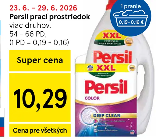 Persil prací prostriedok viac druhov