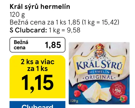 Král Sýrů Hermelín originál