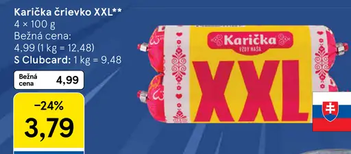 Karička črievko XXL