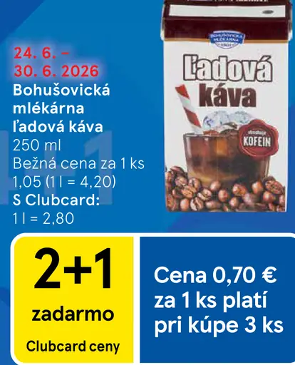 Bohušovická mlékárna ľadová káva