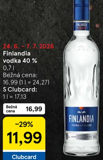 Finlandia Vodka 40% 20 cl