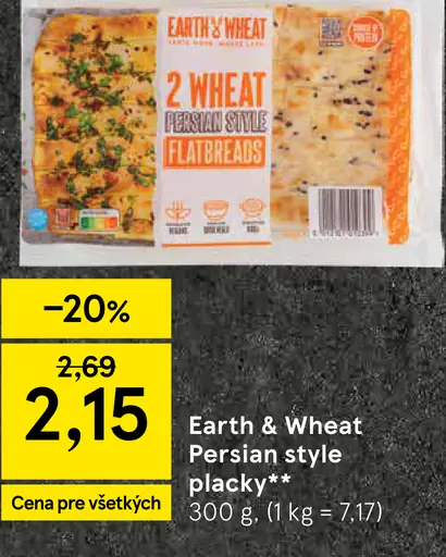 Earth & Wheat Persian style placky