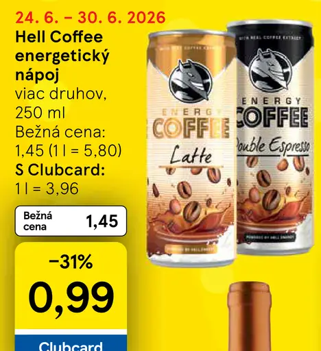 Hell Coffee energetický nápoj