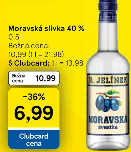 Moravská Slivka 40% liehovina