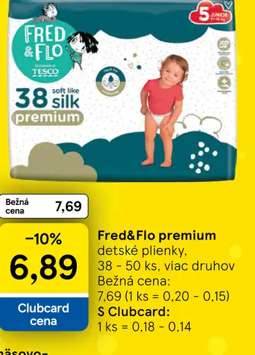Fred&Flo premium detské plienky