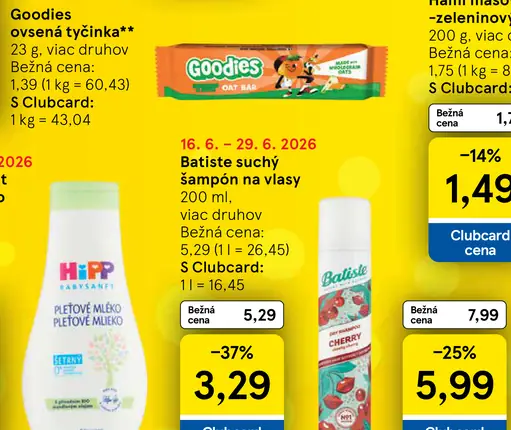 Goodies ovsena tyčinka+