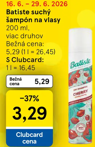 Batiste suchý šampón na vlasy