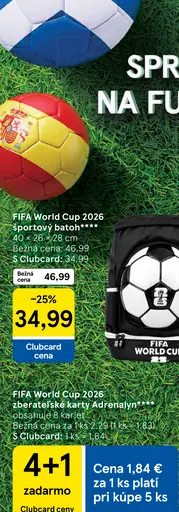 FIFA World Cup 2026 športový batoh