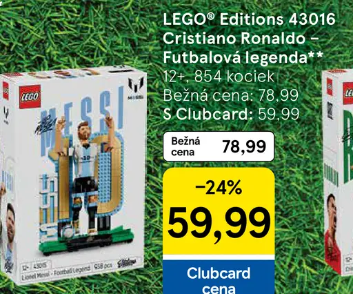 LEGO Editions 43016 Cristiano Ronaldo Futbalová legenda