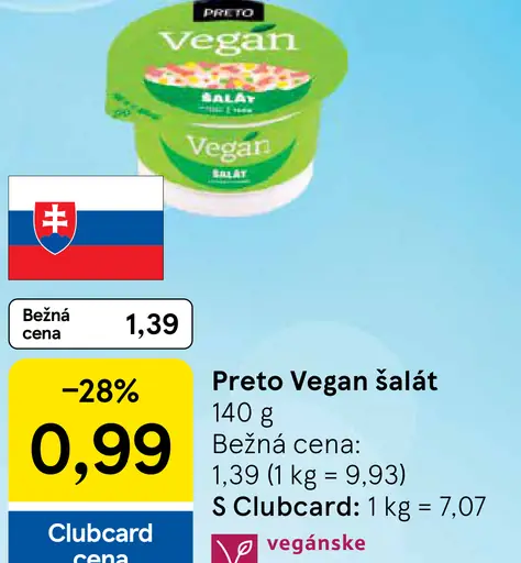 Preto šalát lahôdkový vegan