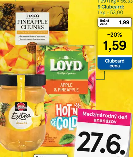 Loyd Hot'n Cold bylinný-ovocný čaj jablko a ananás