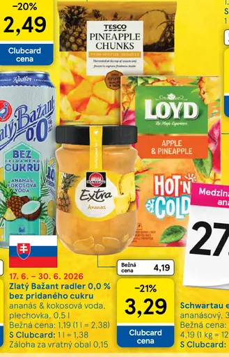 Schwartau extra džem ananásový