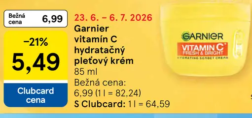 Garnier Vitamin C hydratačný pleťový krém