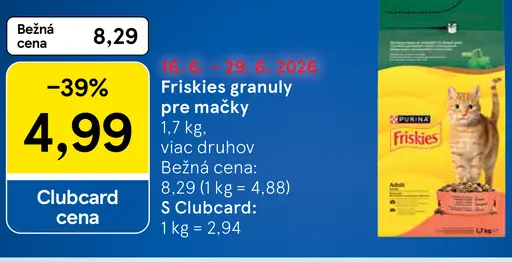 Friskies granuly pre mačky