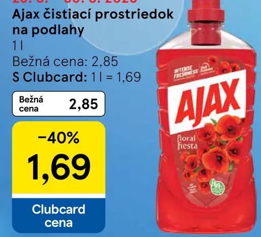 Ajax čistiaci prostriedok na podlahu