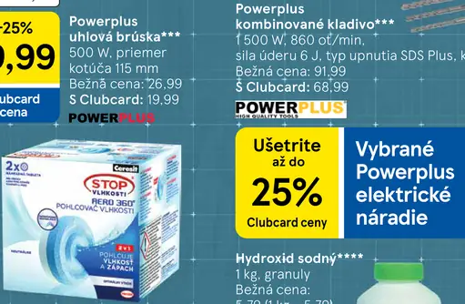 Powerplus uhlová brúška