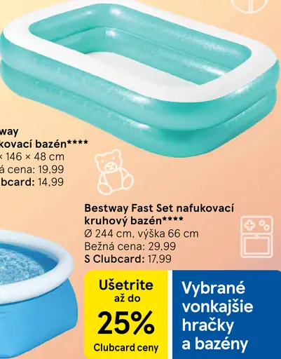 Bestway Fast Set nafukovací kruhový bazén