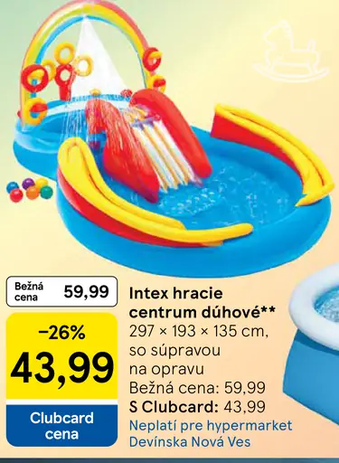 Intex hracie centrum dúhové