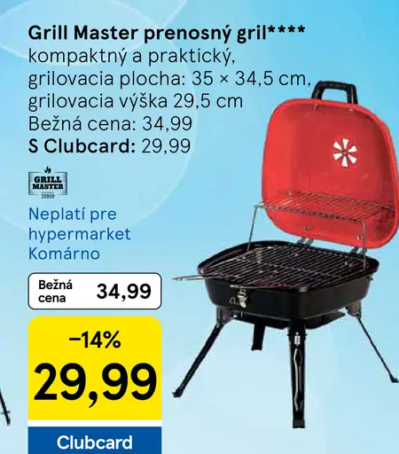 Grill Master prenosný grill