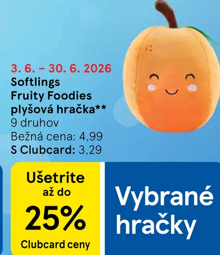 Softlings Fruity Foodies plyšová hračka