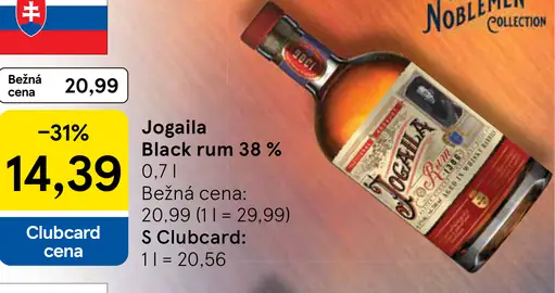 Jogaila Black Rum 38%