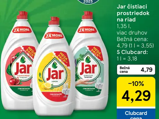 Jar čistiaci prostriedok na riad