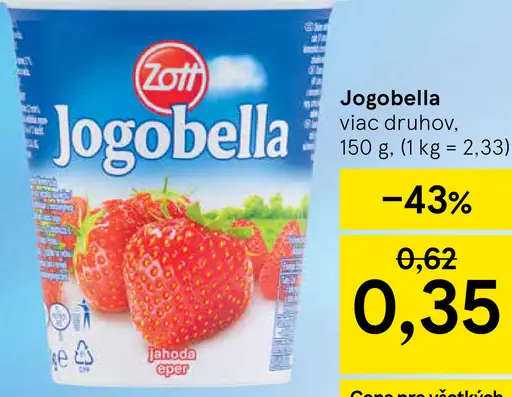 Zott Jogobella Jogurt