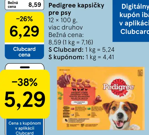 Pedigree kapsičky pre psy