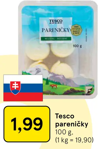 Tesco pareníčky