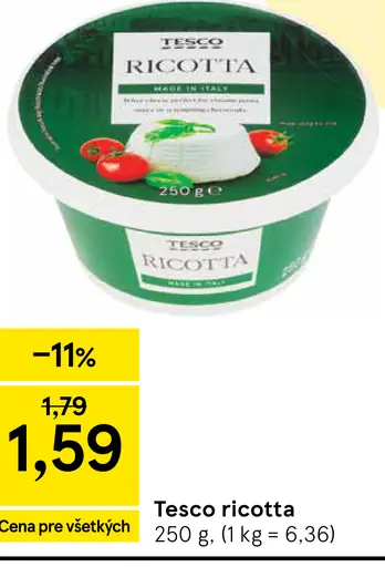 Tesco ricotta