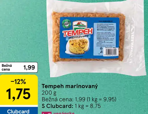 Tempeh marinovaný
