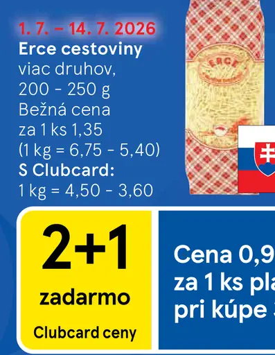Erce cestoviny