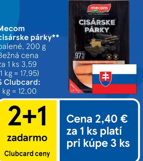 Mecom Cisárske párky