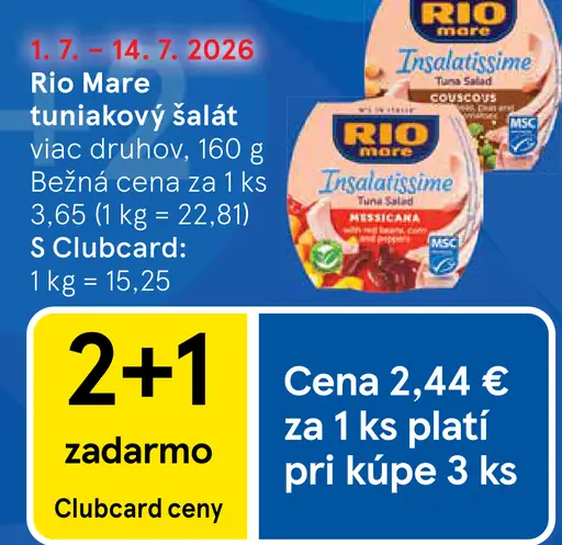 Rio Mare Tuniakový šalát