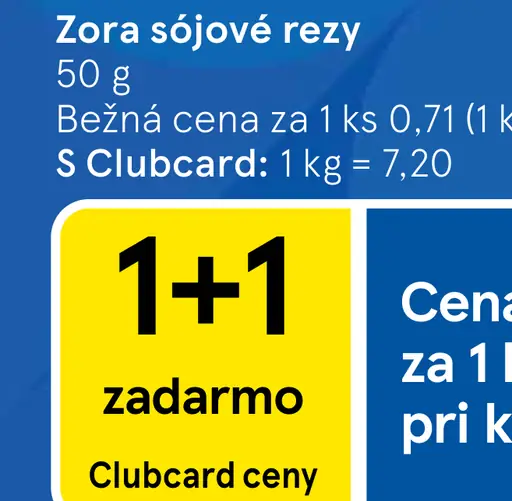 Zora sójové rezy