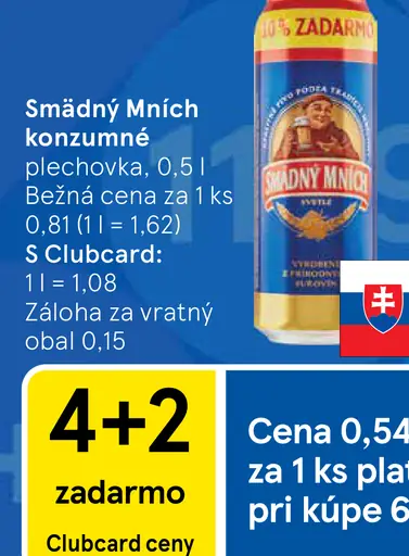 Šmädný Mních pivo
